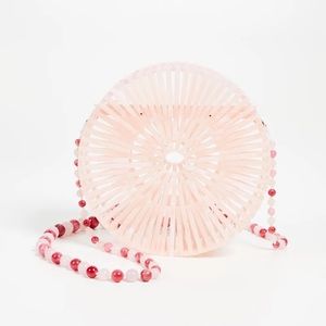 Cult Gaia Luna Bag in Pink Acrylic